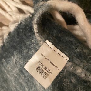 Cozy soft wool blend blanket